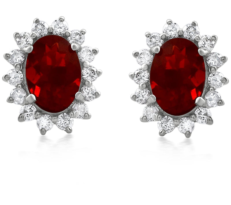 Affinity Gems Exotic Gemstone & Diamond Earri ngs, 14K Gold — Main view