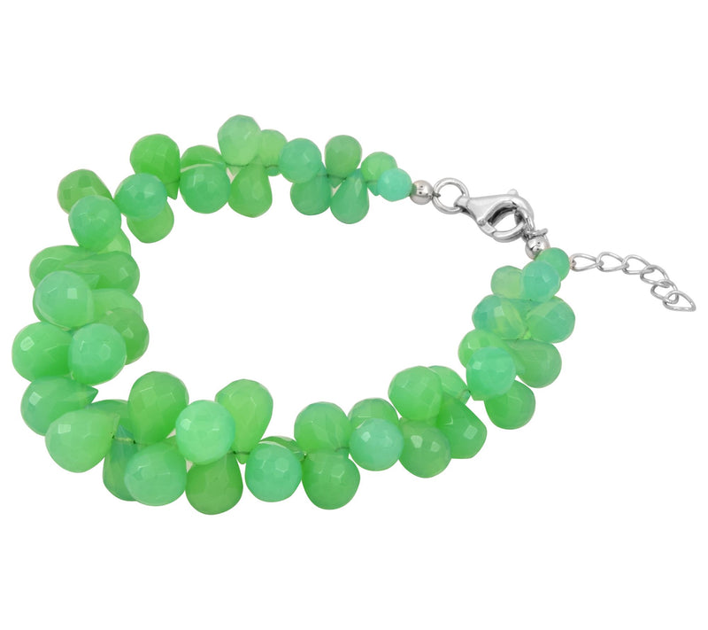 Affinity Gems Gemstone Bead Cluster Bracelet, S terling Silver — Main view