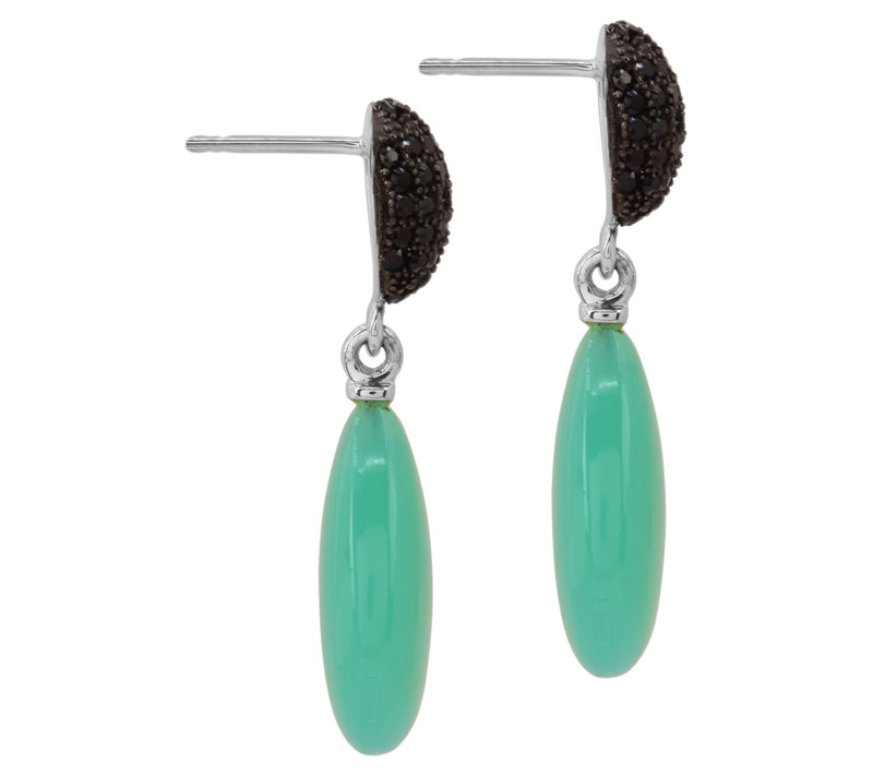Affinity Gems Multi-Gemstone Drop Earrings, Sterling Silver — View 5