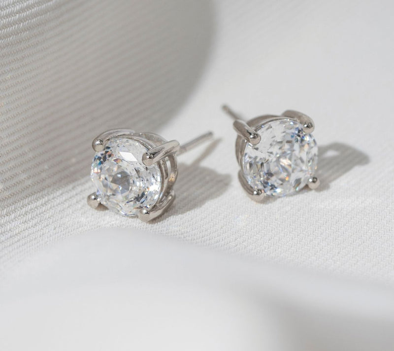 Diamonique 35tth Anniversary 3.00 cttw Round Cu t Stud Earring — View 7