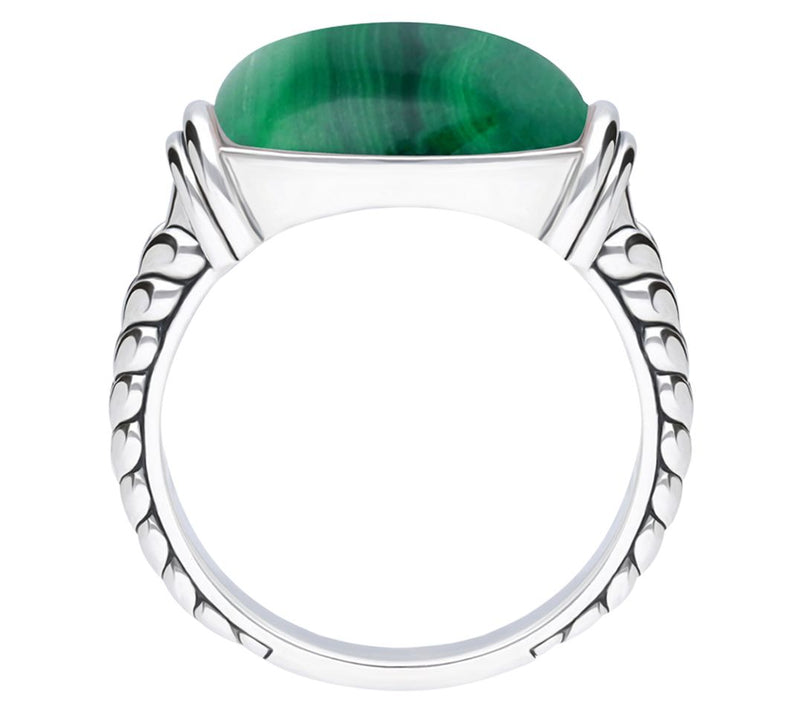 Tiffany Kay Studio Sterling Silver M alachite Rng — View 2