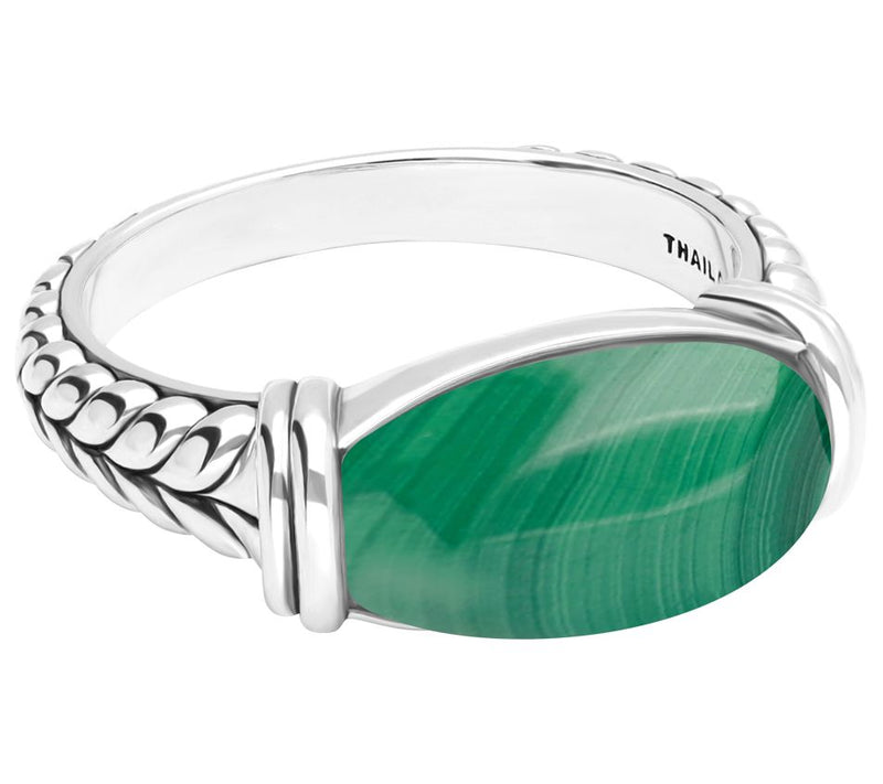 Tiffany Kay Studio Sterling Silver M alachite Rng — Main view