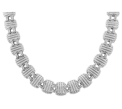 Tiffany Kay Studio Sterling Silver Herringbone Link Necklace