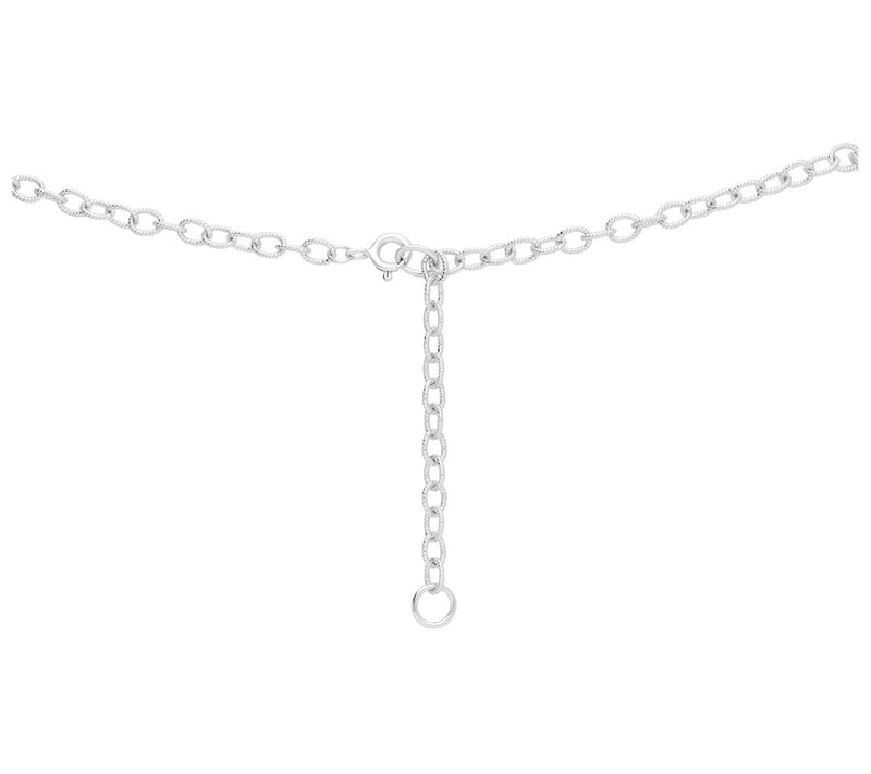 Goddaughters Sterling Silver Birthstone H eart Necklace — View 27