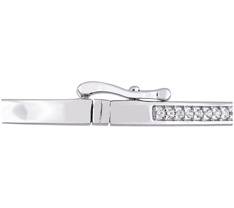 Affinity Cultured Pearl & Created Gemstone Bang le, Sterling — View 4