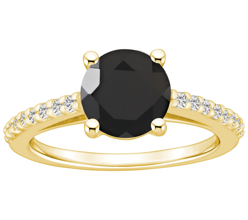 Affinity Gems Gemstone & 0.20 cttw Diamond Ring , 14K Gold — View 5