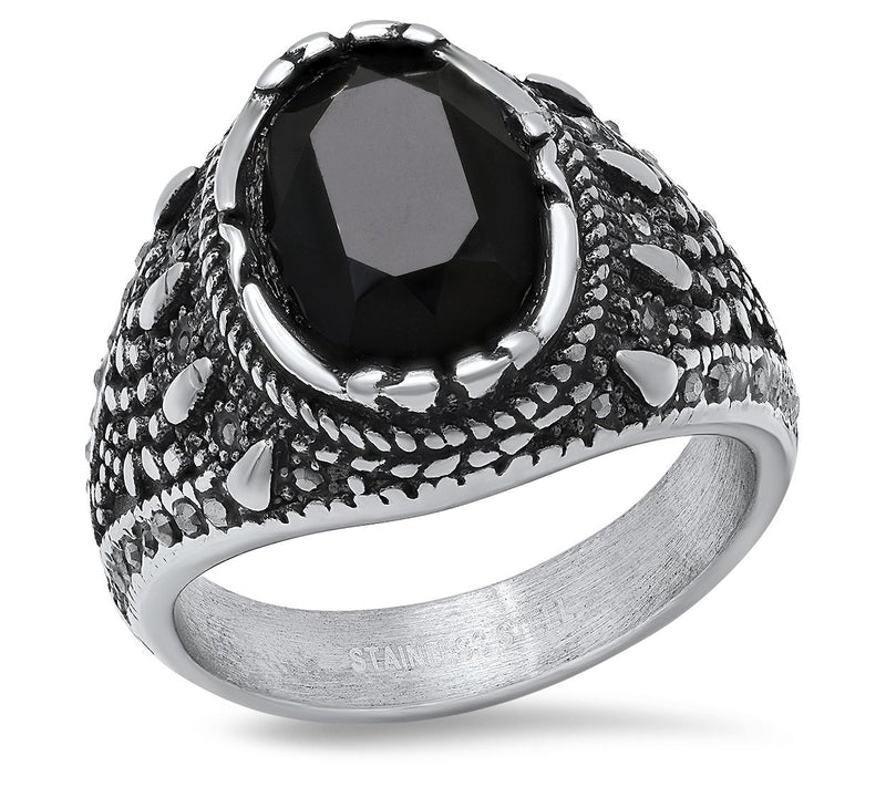 Steel by Design Men's Cubic Zirconia Ring — Main view