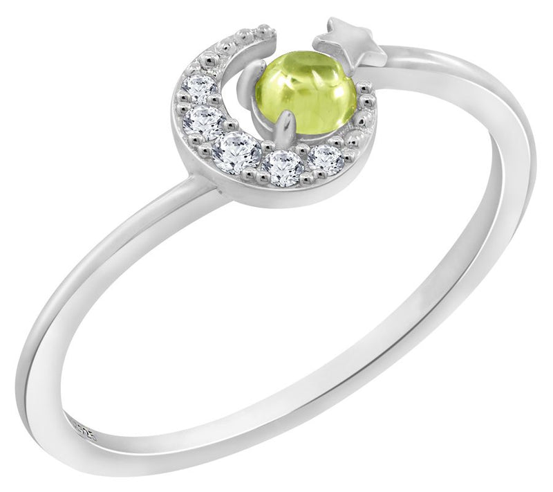 J'admire Sterling Silver Birth Month Galaxy Ring — View 9