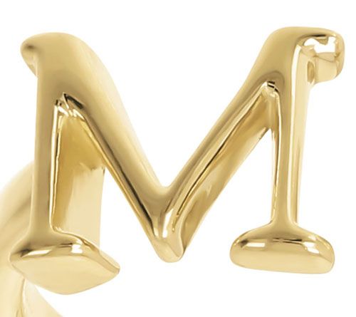 Honora Cultured Pearl Initial Cuff Ring, 14K Gold Plated — View 26