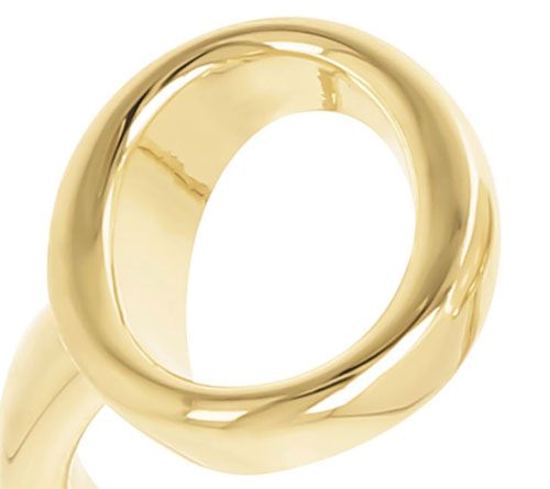 Honora Cultured Pearl Initial Cuff Ring, 14K Gold Plated — View 30