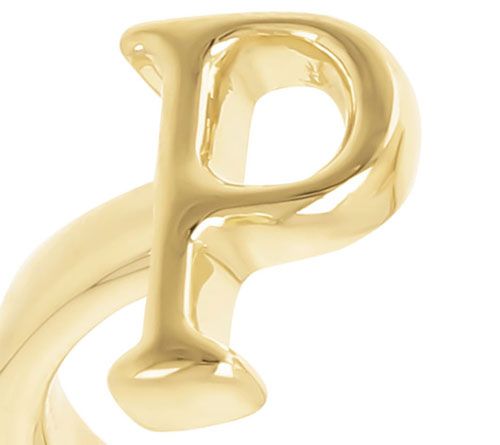 Honora Cultured Pearl Initial Cuff Ring, 14K Gold Plated — View 32
