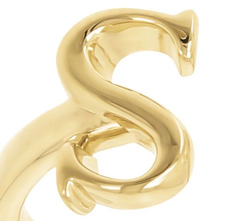 Honora Cultured Pearl Initial Cuff Ring, 14K Gold Plated — View 38
