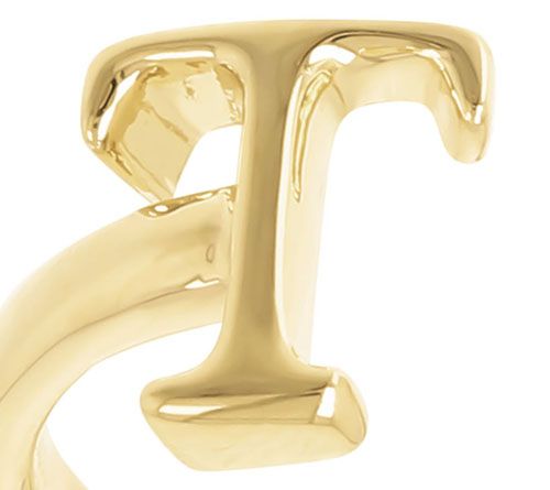 Honora Cultured Pearl Initial Cuff Ring, 14K Gold Plated — View 40