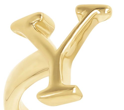 Honora Cultured Pearl Initial Cuff Ring, 14K Gold Plated — View 50