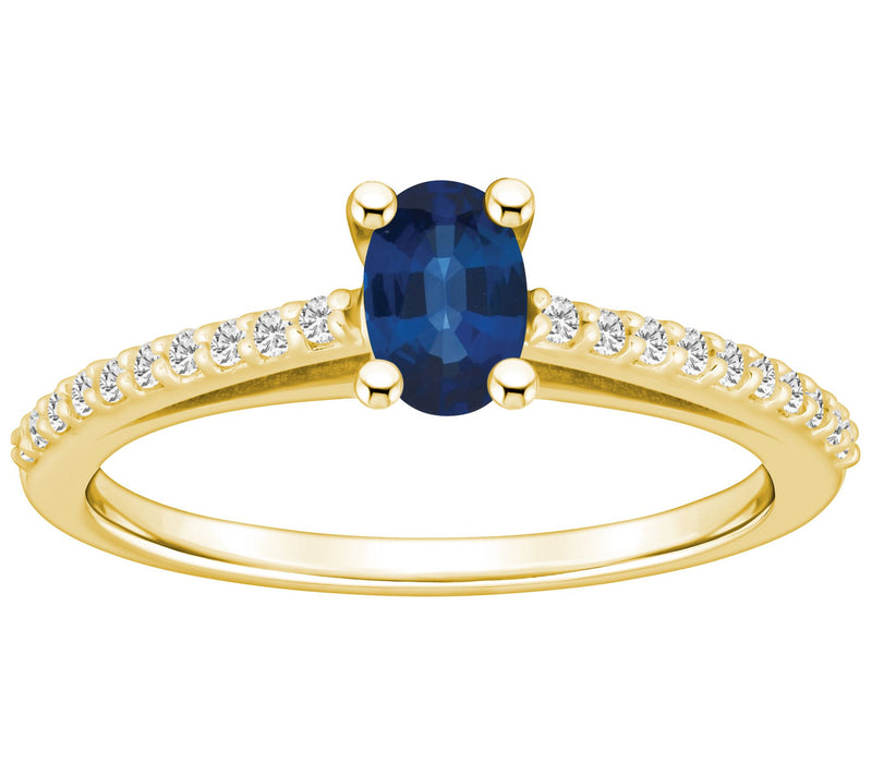 Affinity Gems Precious Gemstone & Diamond R ing, 14K Gold — View 7
