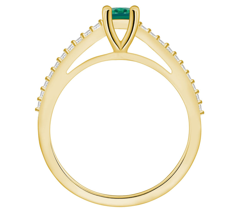 Affinity Gems Precious Gemstone & Diamond R ing, 14K Gold — View 8
