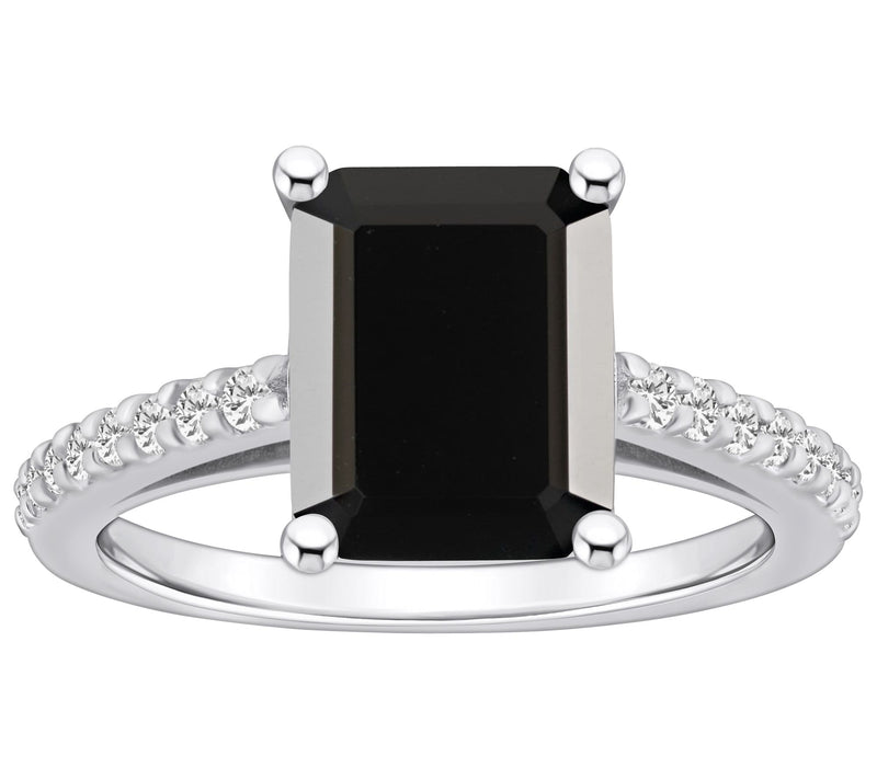 Affinity Gems Gemstone & Diamond Ring, 14K White Gold — View 5