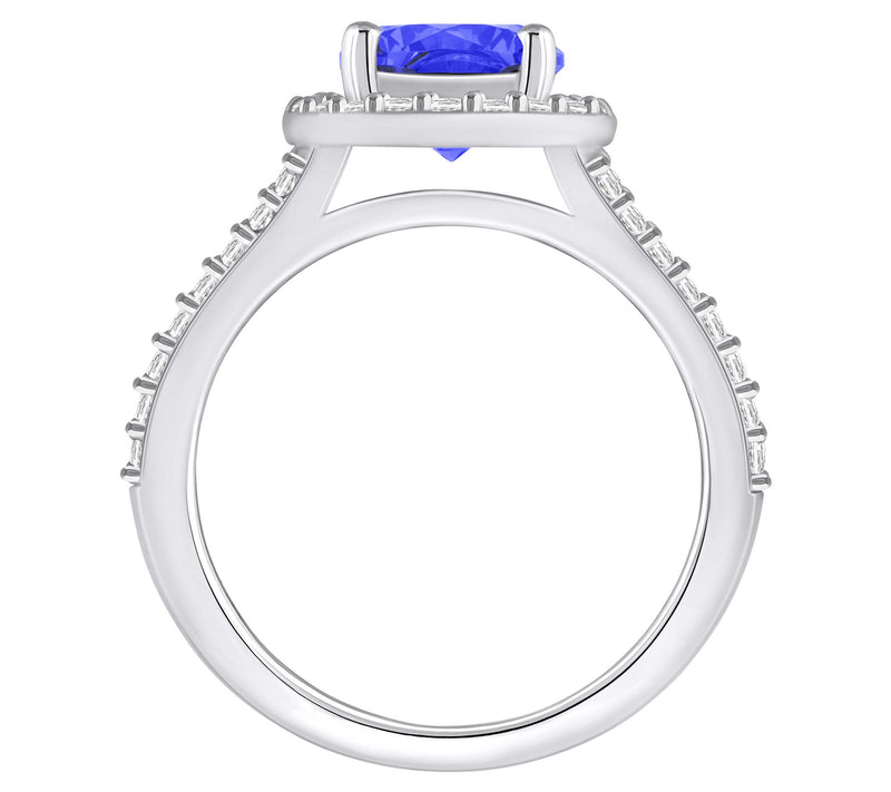 Affinity Gems 2.00 cttw Tanzanite & Diamond Ring, 14K Gold — View 6