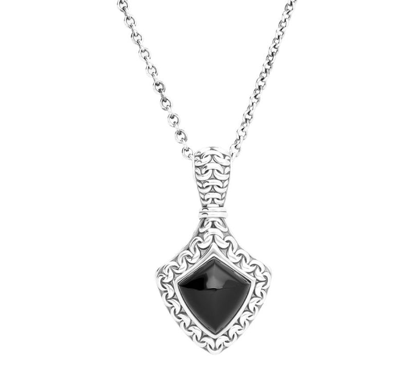 Tiffany Kay Studio Sterling Silver Onyx Pendant w/ Chain — Main view