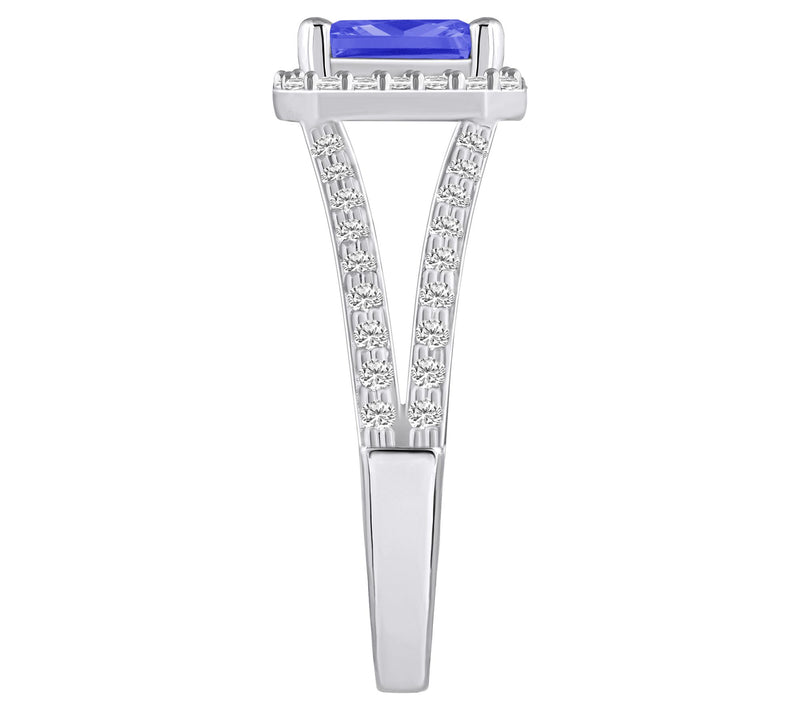 Affinity Gems Tanzanite & Diamond Ring, 14K Gol — View 7