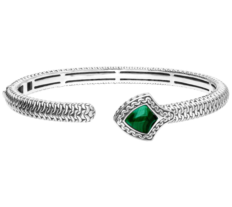 Tiffany Kay Studio Sterling Silver Malachite Cuff — Main view