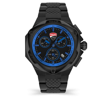 Ducati Corse Motore Men's Black Stainless Steel Watch