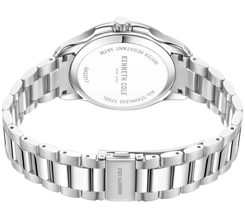 Kenneth Cole New York Men's Burgundy Diamond Ac cent Watch — View 4