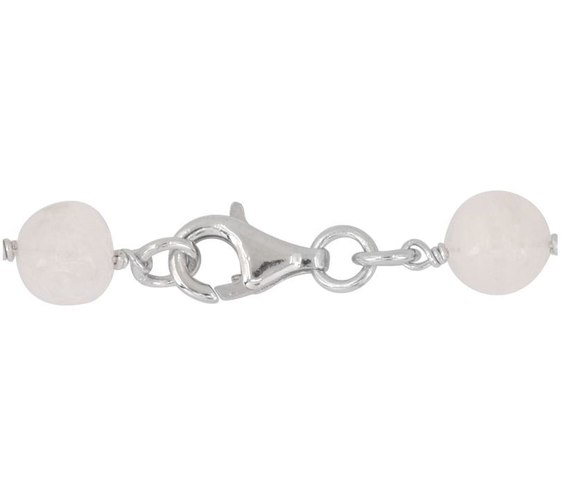 Sterling Silver Rainbow Moonstone Necklace — View 4