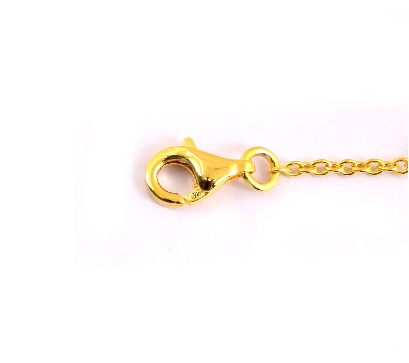 Affinity Gems Blue Chalcedony Bracelet, 14K Gold Plated — View 6