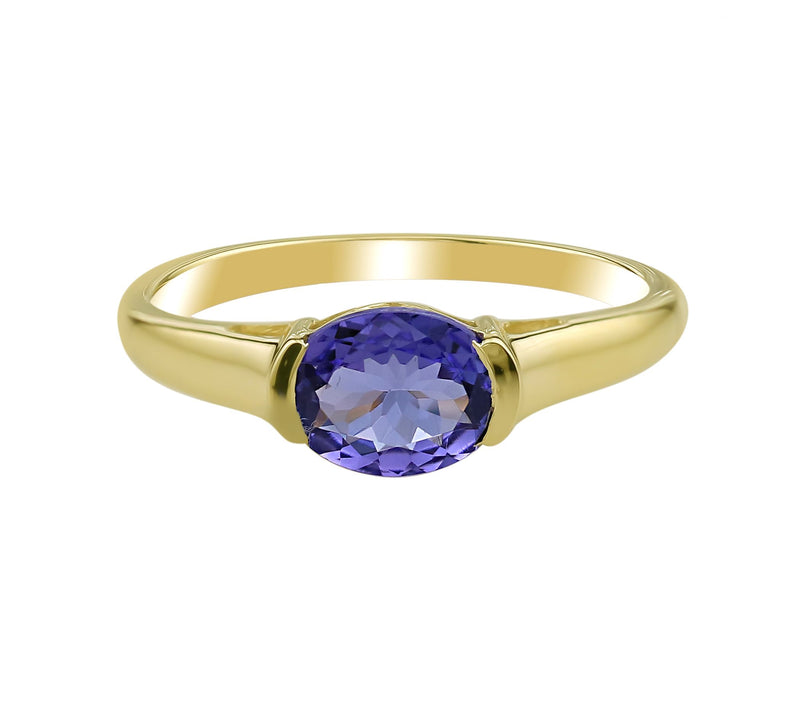 Affinity Gems Oval Gemstone Ring, 14K Gold — View 5