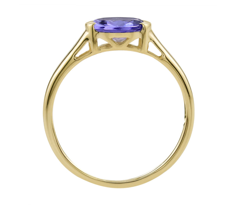 Affinity Gems Oval Gemstone Ring, 14K Gold — View 7