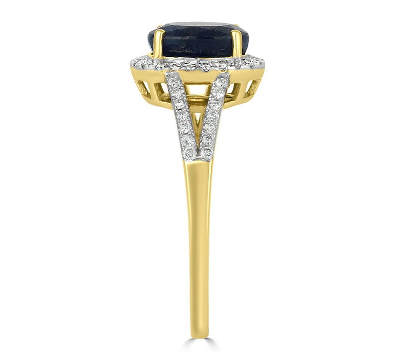 Affinity Gems Precious Gemstone & Diamond Ring, 14K Gold — View 9