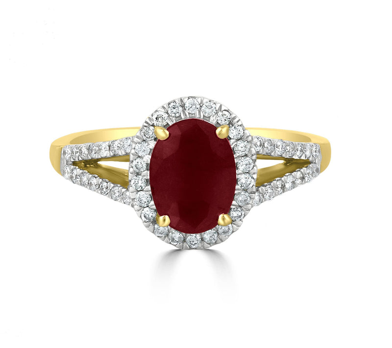 Affinity Gems Precious Gemstone & Diamond Ring, 14K Gold — View 5