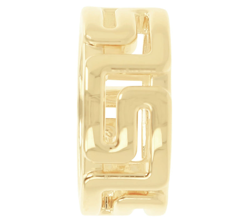 BellaOro Greek Design Band Ring, 14K  Over Resi — View 4