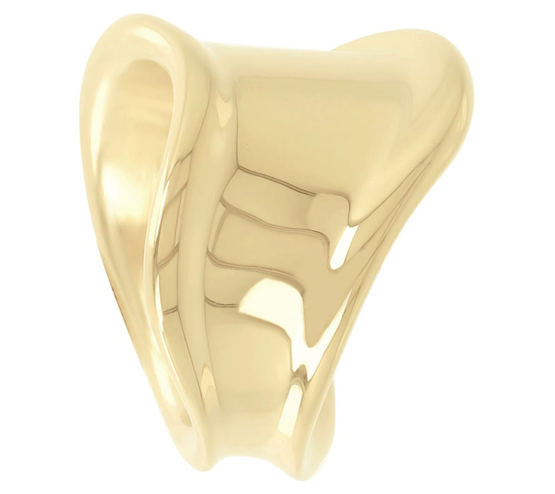 BellaOro Polished Band Ring, 14K Over Resin — View 4