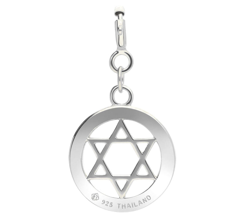 Elyse Ryan Sterling Silver Star of David Charm — View 5
