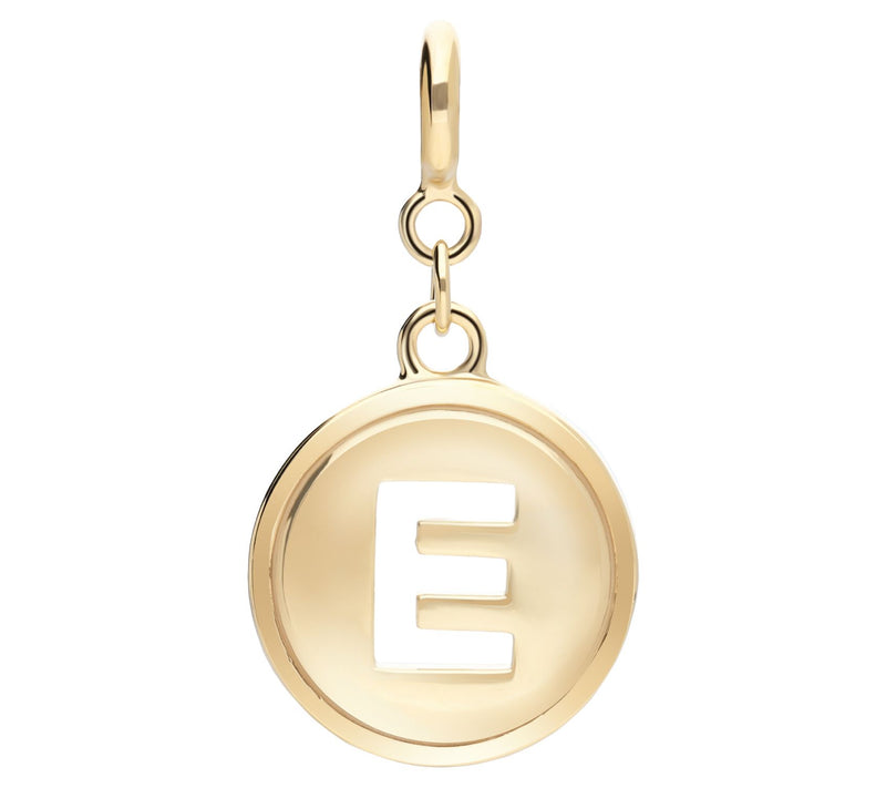 Elyse Ryan 14K Gold Clad Cut Out Initial Charm — Main view