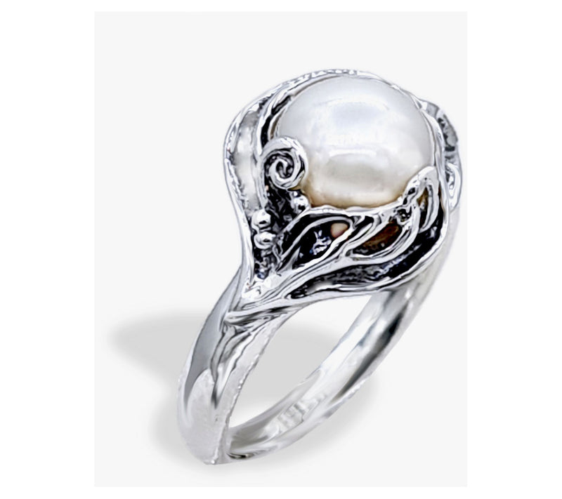 Hagit Sterling Silver "Mermaid" Cultured Pearling — View 7