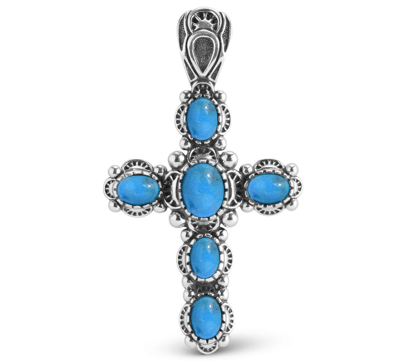 American West Sterling Classics Gemstone Cross Enhancer — View 11