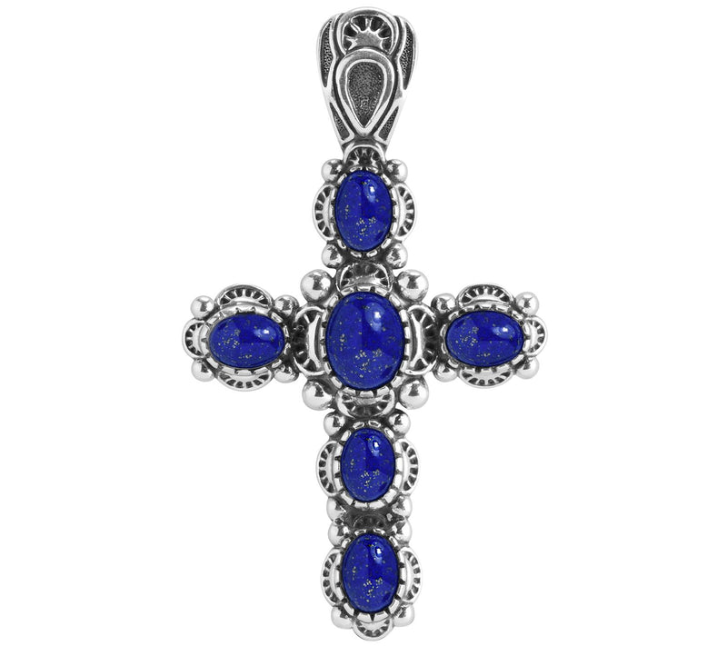 American West Sterling Classics Gemstone Cross Enhancer — View 13