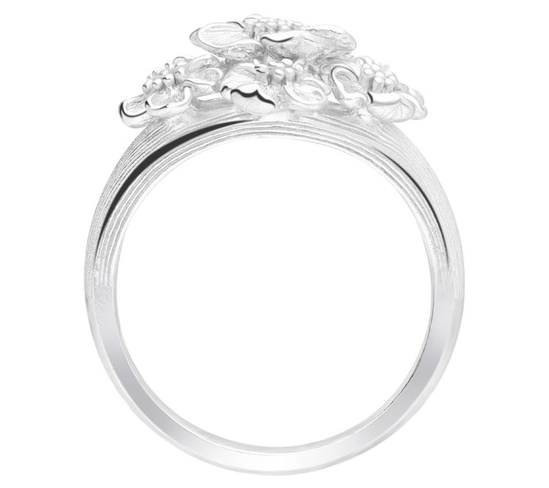 Ariva Sterling Silver Bouquet Ring — View 2