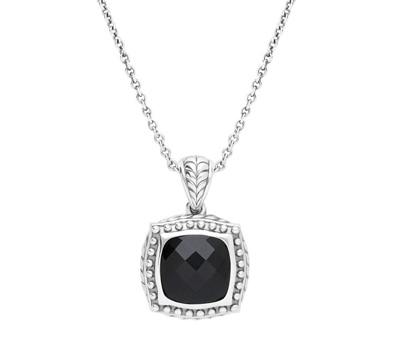 Tiffany Kay Studio Sterling Silver Onyx Pend ant w/ Chain — Main view