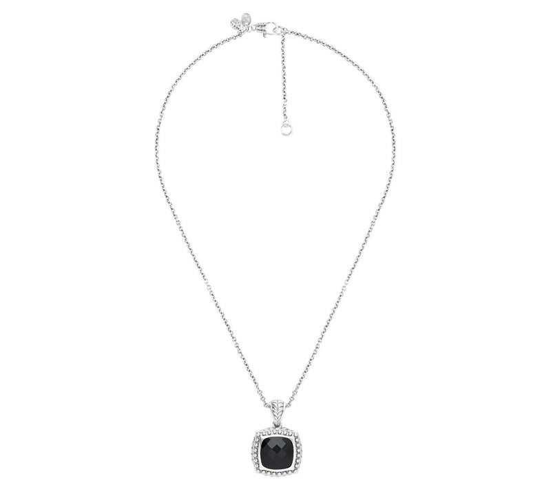 Tiffany Kay Studio Sterling Silver Onyx Pend ant w/ Chain — View 4