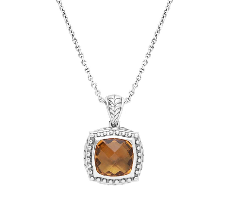 Tiffany Kay Studio Sterling Silver Citrine Pend ant w/ Chain — Main view