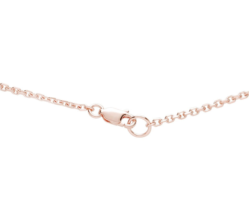 Goddaughters 14K Rose Gold Clad Morganite Pendant w/ Chain — View 5
