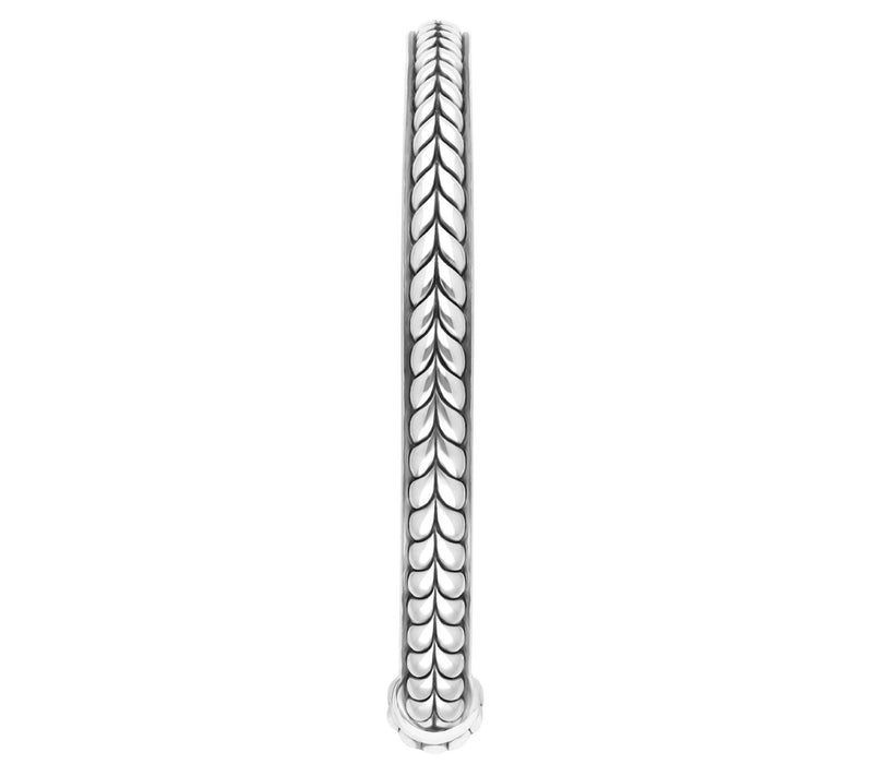 Tiffany Kay Studio Sterling Herringbone Rose Quartz Cuff — View 2