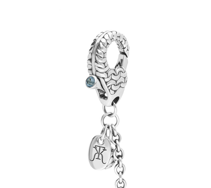 Tiffany Kay Studio Sterling Rose Quartz Pendant w/ Chain — View 6
