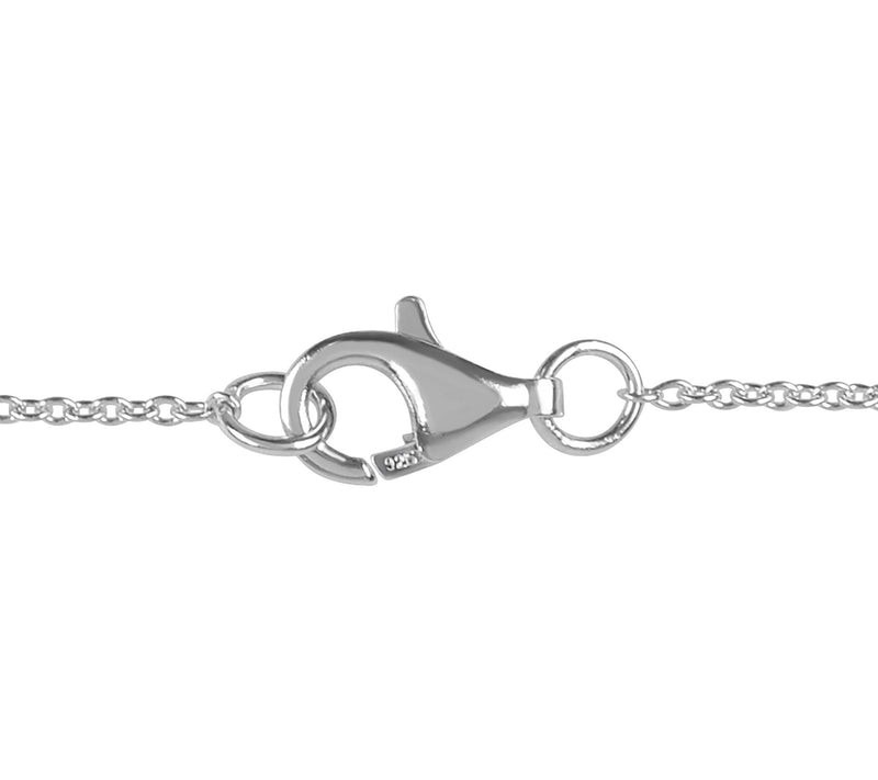 Suspicion Sterling Gemstone & Marcasite Pendant w/ Chain — View 7