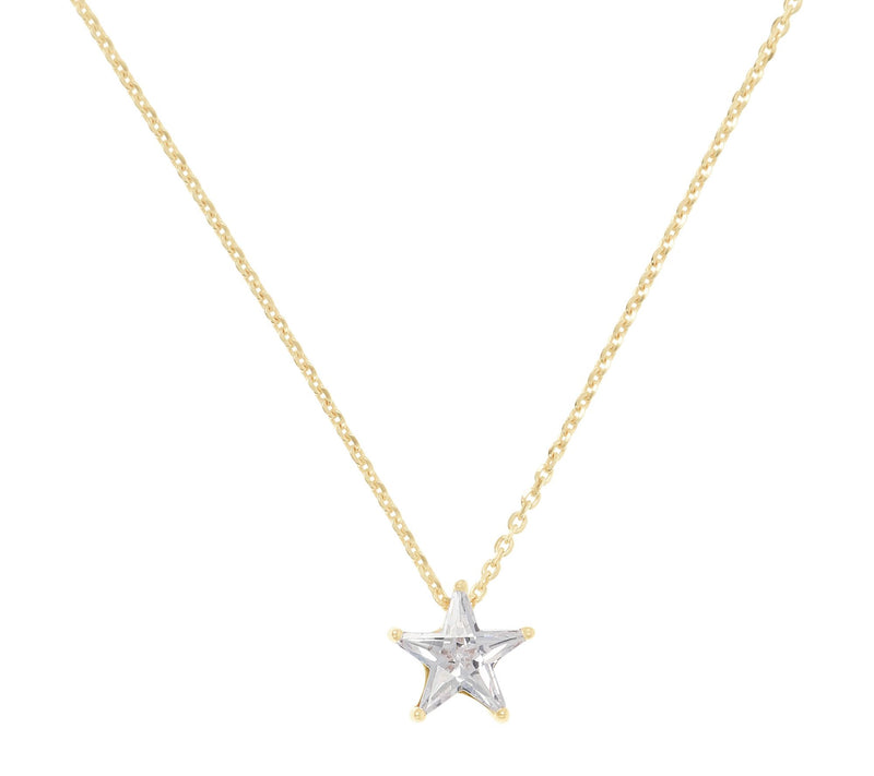 Diamonique 2.00 cttw Star Necklace, Sterling Silver — View 5