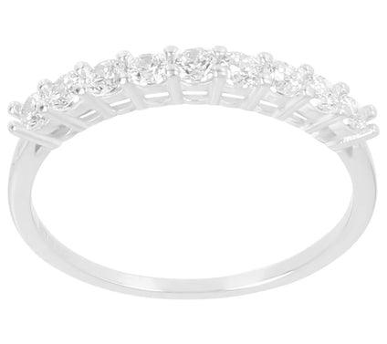 Diamonique 0.30 cttw Band Ring, 14K Gold